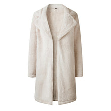 Load image into Gallery viewer, 3XL Plus Size Fashion Faux Fur Coat Women Winter Long Coat 2019 Autumn Warm Soft Zipper Teddy Jacket Female Overcoat Outwear