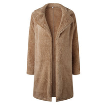 Load image into Gallery viewer, 3XL Plus Size Fashion Faux Fur Coat Women Winter Long Coat 2019 Autumn Warm Soft Zipper Teddy Jacket Female Overcoat Outwear