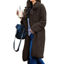 Load image into Gallery viewer, 3XL Plus Size Fashion Faux Fur Coat Women Winter Long Coat 2019 Autumn Warm Soft Zipper Teddy Jacket Female Overcoat Outwear
