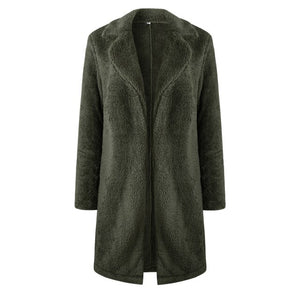 3XL Plus Size Fashion Faux Fur Coat Women Winter Long Coat 2019 Autumn Warm Soft Zipper Teddy Jacket Female Overcoat Outwear