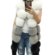 Load image into Gallery viewer, Lisa Colly New Fashion winter women&#39;s fur vest coat Warm long vests fur vests Women faux fur vest coat outerwear jacket