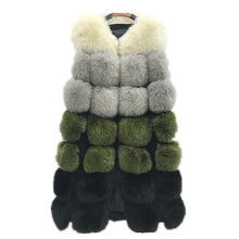 Load image into Gallery viewer, Lisa Colly New Fashion winter women&#39;s fur vest coat Warm long vests fur vests Women faux fur vest coat outerwear jacket
