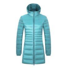 Load image into Gallery viewer, NewBang Brand 6XL 7XL 8XL Plus Size Down Coat Female Long Winter Ultra Light Down Jacket Women Hooded Feather Jacket Warm Coat