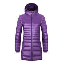 Load image into Gallery viewer, NewBang Brand 6XL 7XL 8XL Plus Size Down Coat Female Long Winter Ultra Light Down Jacket Women Hooded Feather Jacket Warm Coat