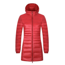 Load image into Gallery viewer, NewBang Brand 6XL 7XL 8XL Plus Size Down Coat Female Long Winter Ultra Light Down Jacket Women Hooded Feather Jacket Warm Coat