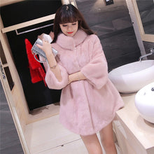 Load image into Gallery viewer, Winter new Faux fur coat long imitation rabbit faux fur jacket coats female suede jacket casacas para mujer vetement femme 2019