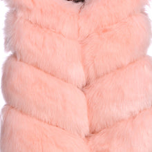 Load image into Gallery viewer, ZADORIN New Luxury Faux Fox Fur Vest Women Plus Size Furry Short Faux Fur Vests Coat Fur Gilet Fourrure Autumn Winter Overcoat