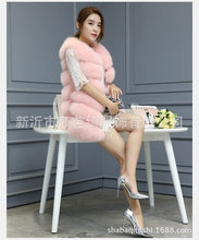 Load image into Gallery viewer, Fashion faux fur vest coat Women Casual street wear Fox Fur Jacket Waistcoat 2019 Plus size 3XL Sleeveless teddy coat feamle