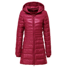 Load image into Gallery viewer, NewBang 7XL 8XL Plus Long Down Jacket Women Winter Ultra Light Down Jacket Women With Hooded Down Coat Female Big Size Coats