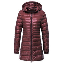 Load image into Gallery viewer, NewBang 7XL 8XL Plus Long Down Jacket Women Winter Ultra Light Down Jacket Women With Hooded Down Coat Female Big Size Coats