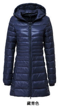 Load image into Gallery viewer, NewBang 7XL 8XL Plus Long Down Jacket Women Winter Ultra Light Down Jacket Women With Hooded Down Coat Female Big Size Coats