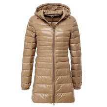 Load image into Gallery viewer, NewBang 7XL 8XL Plus Long Down Jacket Women Winter Ultra Light Down Jacket Women With Hooded Down Coat Female Big Size Coats