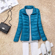 Load image into Gallery viewer, Sanishroly 2018 New Autumn Winter Women Thin White Duck Down Jacket Parka Female Ultra Light Down Coat Short Tops Plus Size S268